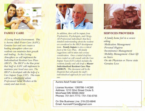 AURORA ADULT FOSTE CARE – 1 Male Resident Opening18-45 (best)