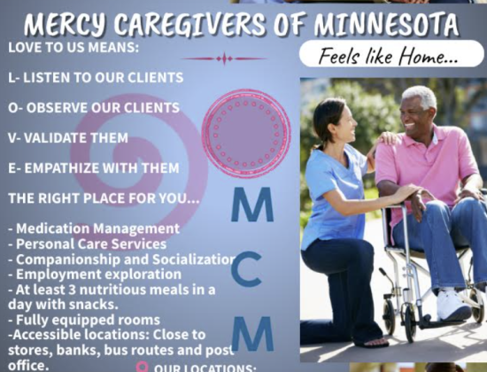 Mercy Caregivers of Minnesota, Multiple Locations